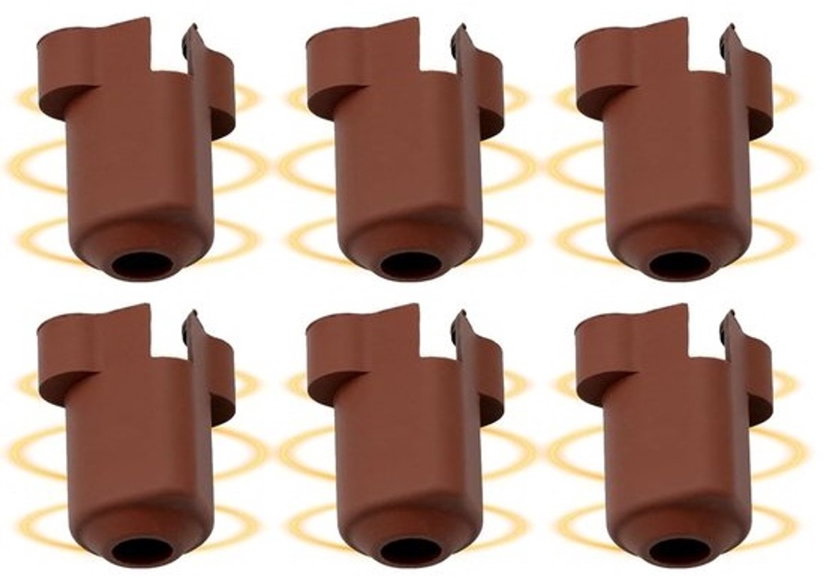 Dailygoods- Siliconen Sokken - Hoge Temperatuur tot 300 ℃ - Slijtvast - Voor K1/Ender 3 V3 - 6 Stuks - Beschermt Mondstuk/Verwarmingsblok - 3D-printer Accessoires