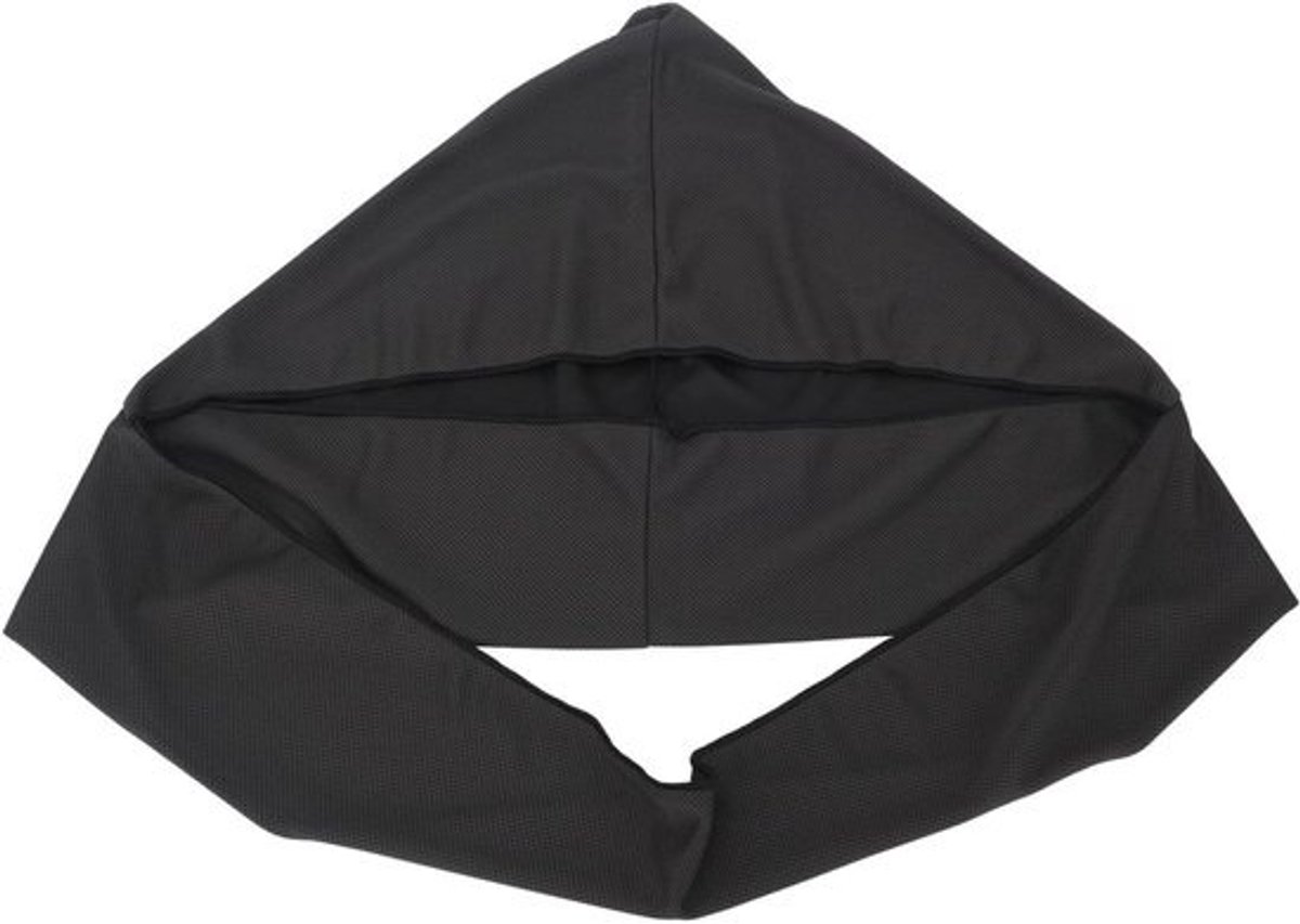 U-vormige koelhanddoek - Verkoelende nekdoek - Warmtebestrijding - Direct verkoelend effect - 16 x 3 cm - Zwart