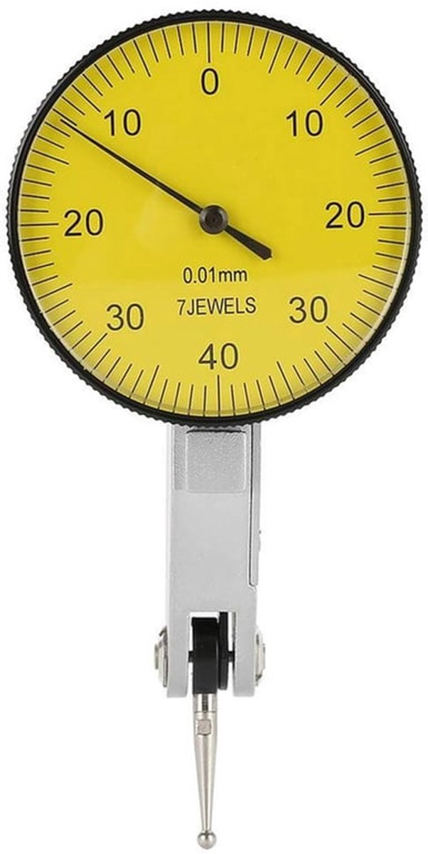 Precisietool - Dialindicatorenset - 0,001 mm - Dovetail-klem - Precisiewerk - Inclusief koffer - Geschikt voor professioneel gebruik -