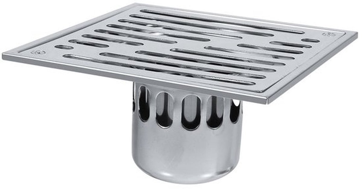 Afvoerzeef - Doucheafvoerzeef - Voorkomt Haar en Geurtjes - 150 x 150mm - Ideaal voor Badkamer en Keuken - Anti-geur