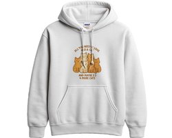 Kattenliefde Hoodie – ALL YOU NEED IS LOVE AND A CAT – Schattige Outfit – Unisex Hoodie voor Dames & Heren – Origineel Cadeau