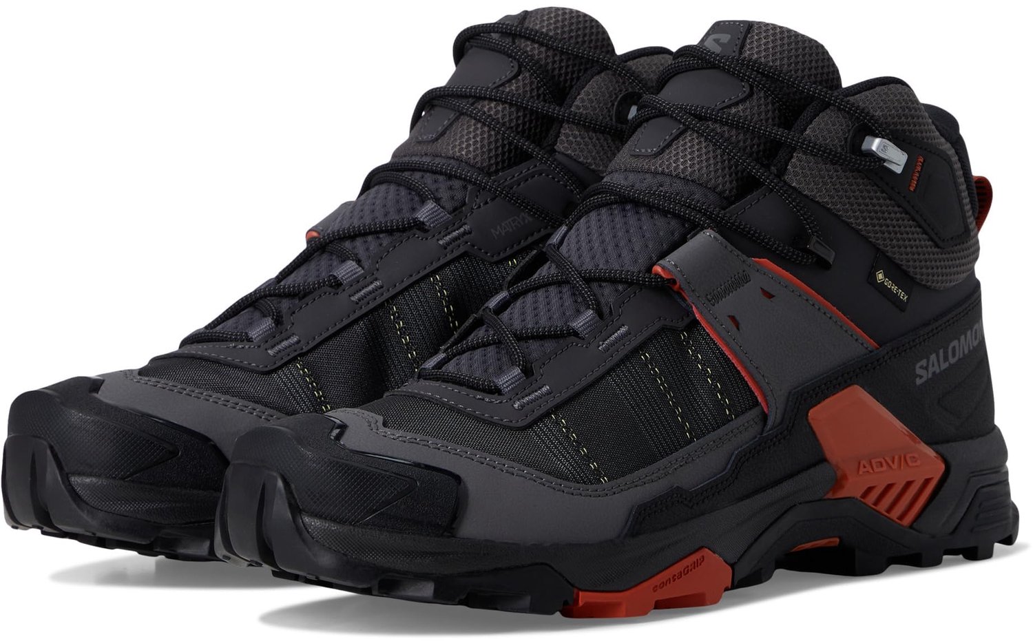 Salomon X ULTRA 5 Heren Wandelschoenen / 42 2/3 Asfalt / Kasteelrots / Gebrand Oker