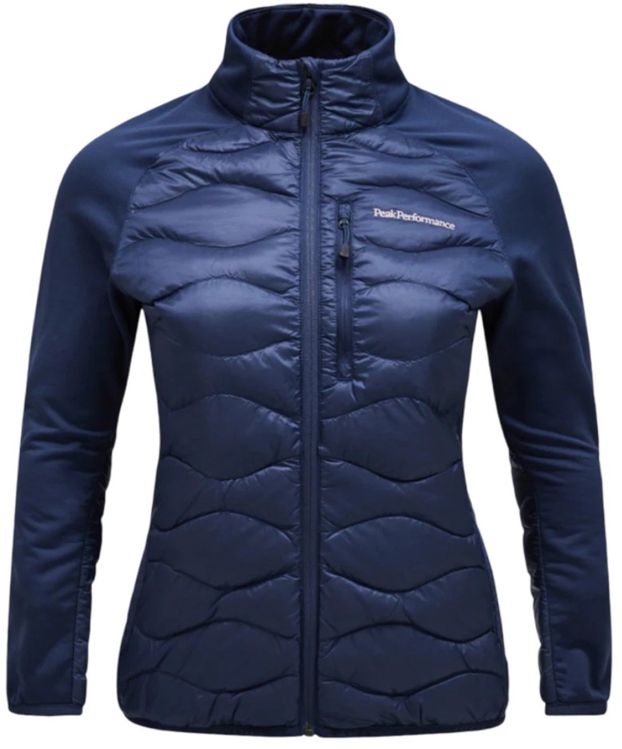Peak Performance Helium Hybrid Down Jacket Dames Jas Shadow Blauw