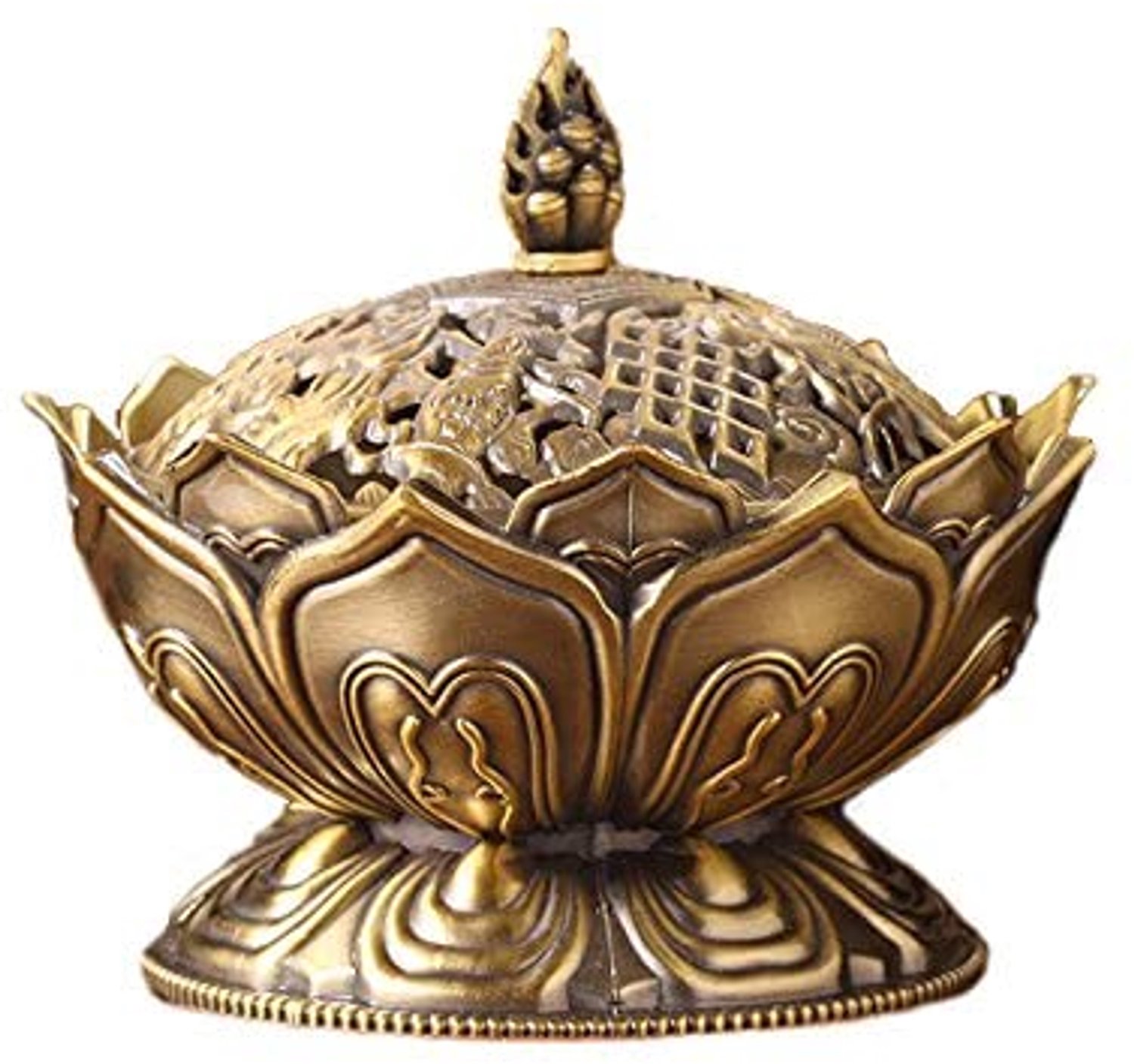 Wierookbrander Anticorrosie - Wierookhouder - Decoratie - Meditatie - Zinklegering - Klein en schattig 7 cm