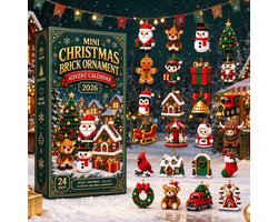 Adventskalender 2026 - kerstkalender - kerst adventskalender - 24 ornamenten - adventskalender kinderen - kerstversiering - kerst cadeautjes - Feestelijke Sfeer Creëren - Kerst Cadeau - voor Kinderen en Volwassenen