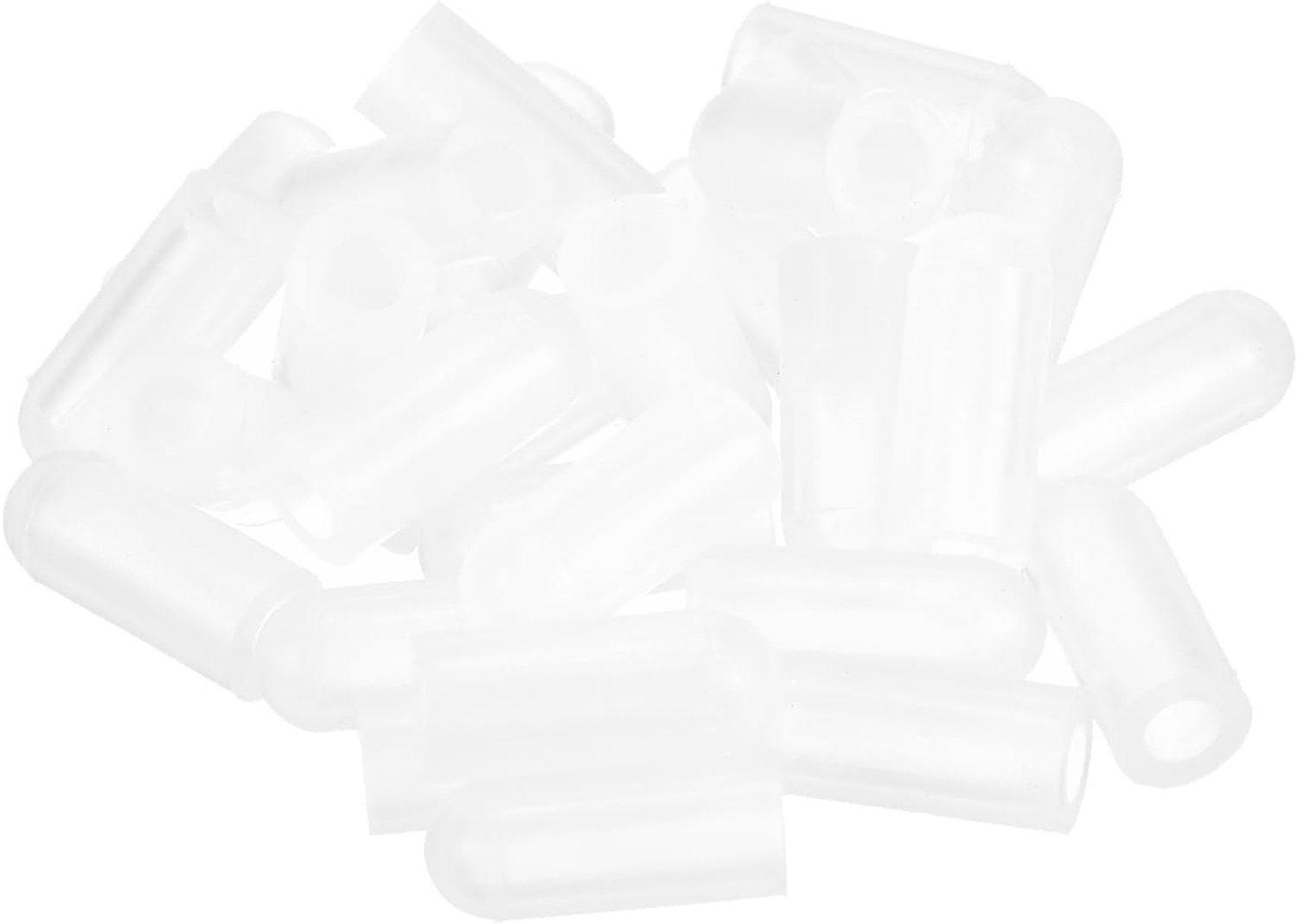 Siliconen eindkappen 3,8 mm - 28 stuks - zachte flexibele schroefdraad-beschermkappen - ServiceTopper