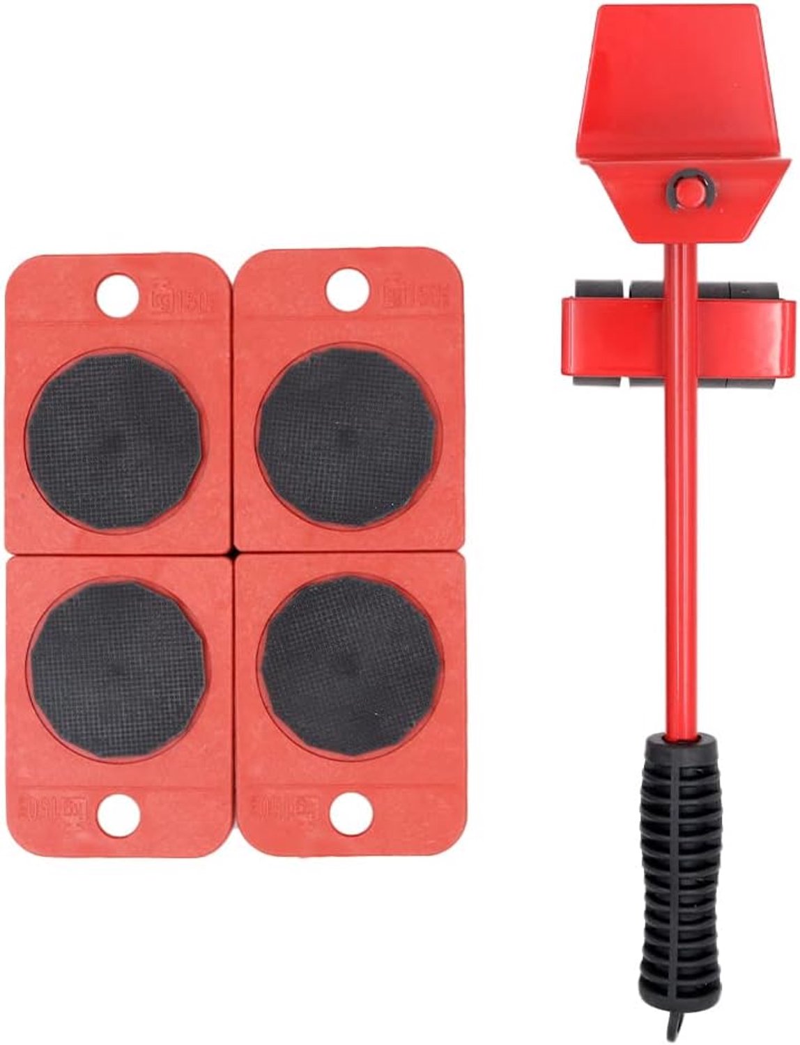 Meubellift mover gereedschapsset - 5 stuks - duurzame meubelglijders - verplaatst tot 300 kg/m-winkel - m-winkel