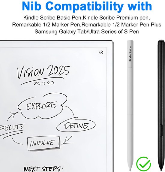 Set van 10 Nibs voor Premium Pen, Geschikt voor Diverse Styluses — afbeelding 5