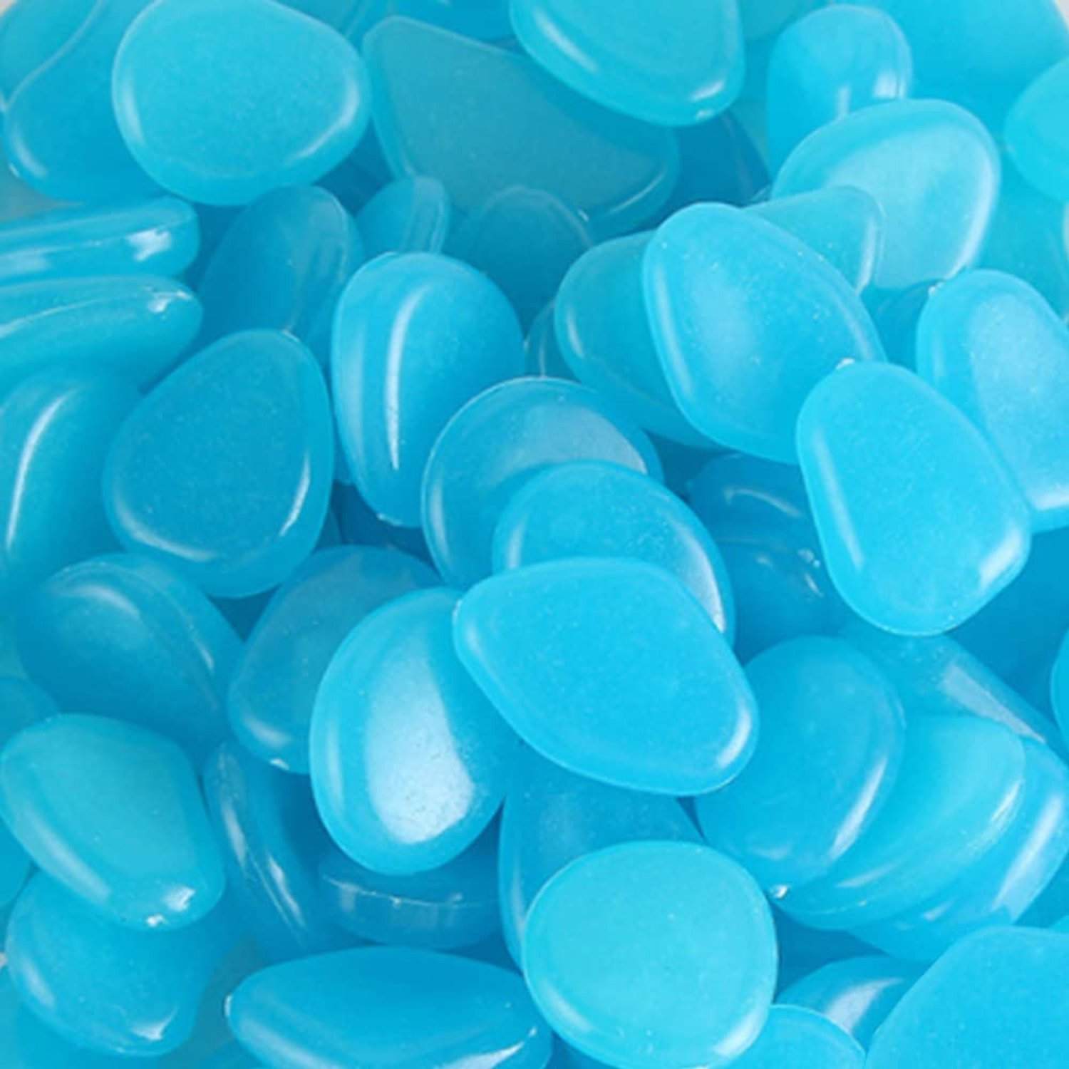 300 Stuks Glowing Pebbles voor Tuin Decoratie