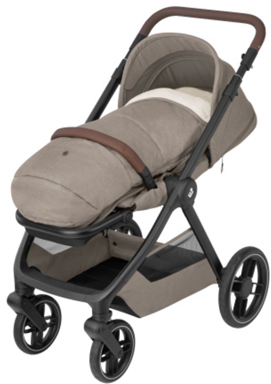 Maxi-Cosi Accessoireset voor Oxford Kinderwagen - Voetenzak, Luierrugzak, Bekerhouder, Autostoeladapters, Regenhoes - Twillic Truffle — afbeelding 3