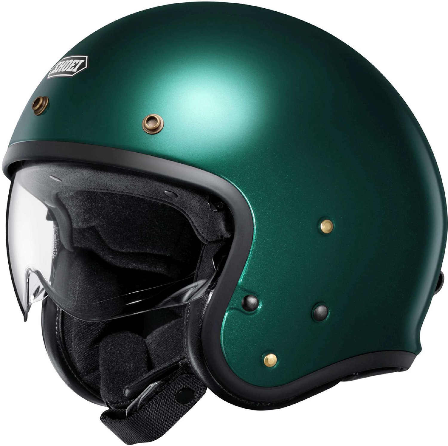 Shoei J.O2 British Groen Jethelm - Helm