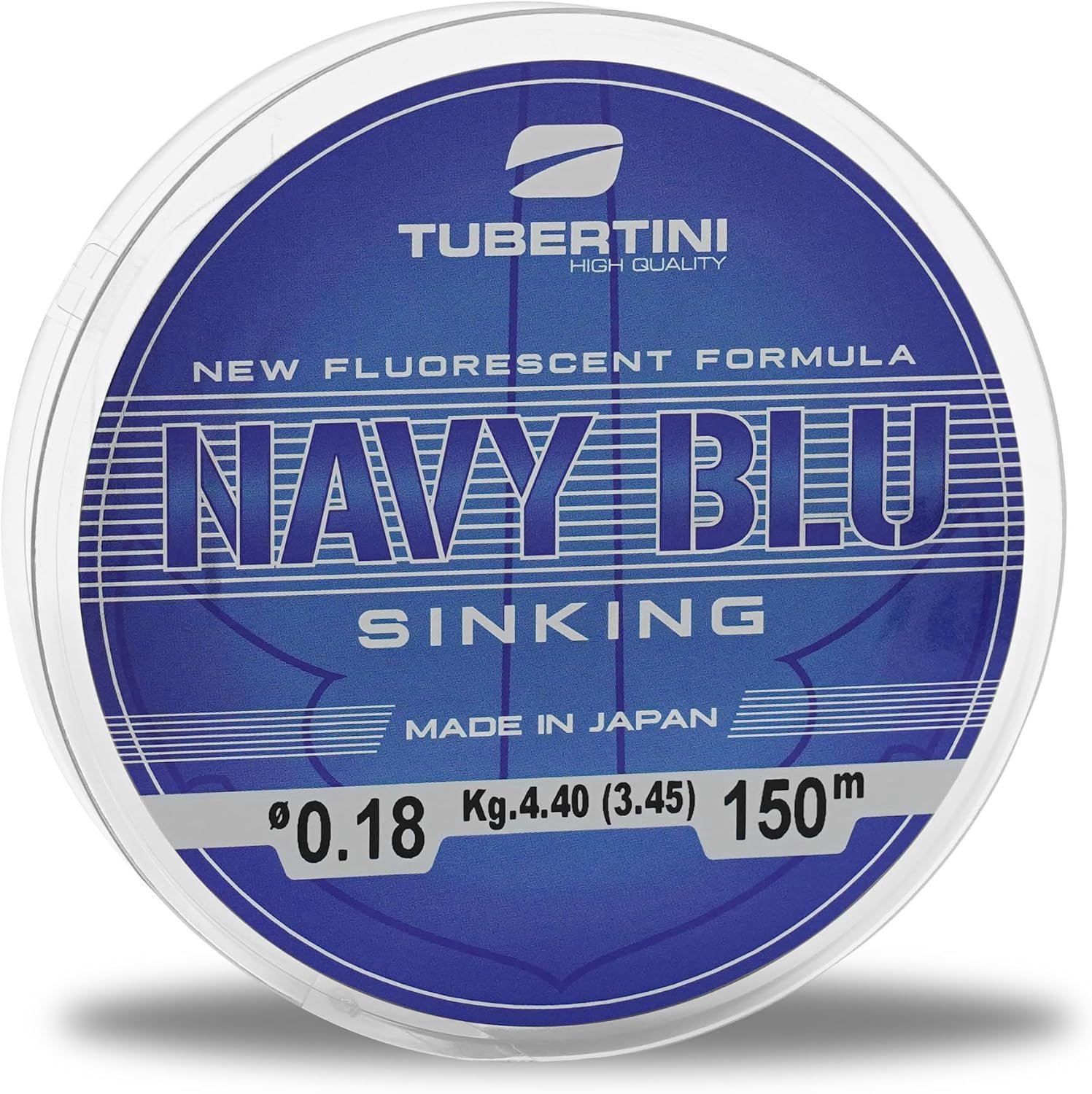 Monofilament zinking 150 meter - Ø 0,14-0,25 mm - marineblauw - hoge zichtbaarheid - Vemera