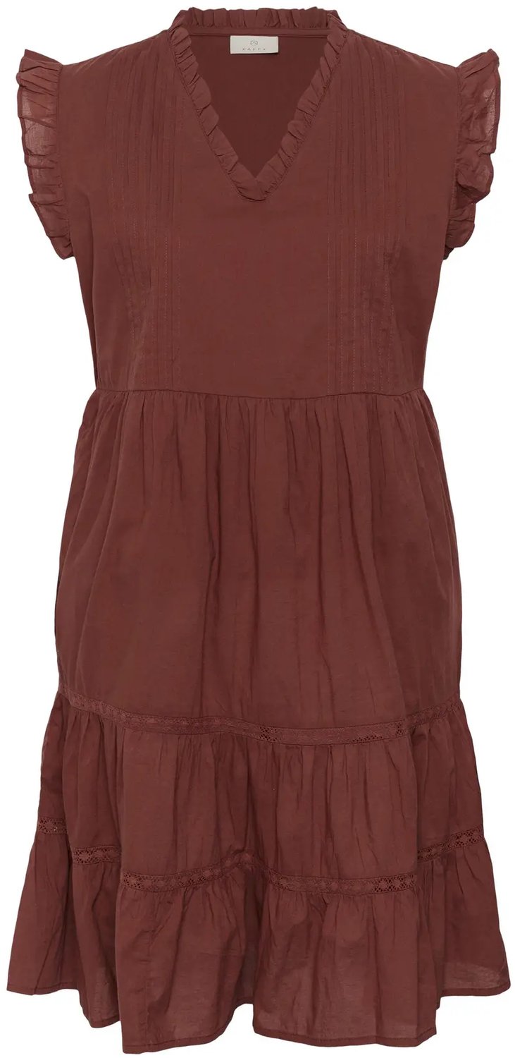 Damesjurk KAFFE Valerie henna