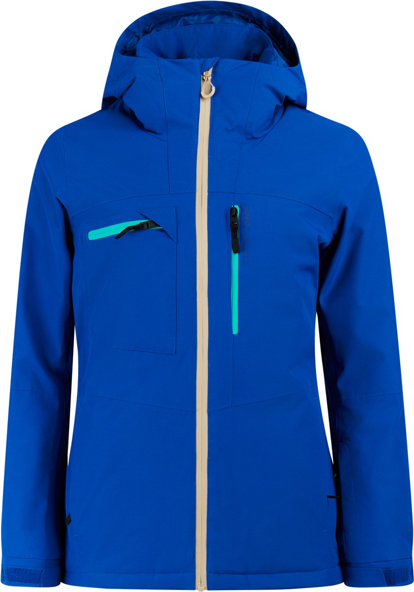 Protest PRTRicci Skijas Dames Waterkolom 20K Skipasvak Winterjas Blauw