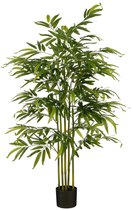 Mica Decorations Bamboe Kunstplant in Pot - H150 x Ø60 cm - Groen