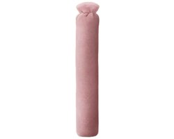 Lange Kruik - Warmwaterkruik - Kruik Met Hoes - Nek Kruik - Schouderkruik - XXL Kruik - Zachte Kruik - Bedkruik - Lichaamskruik - Warmtekruik - Faux Fur - Imitatiebont - Winter Accessoires - Cadeau Voor Haar - Roze - 1 Stuk – foto 2