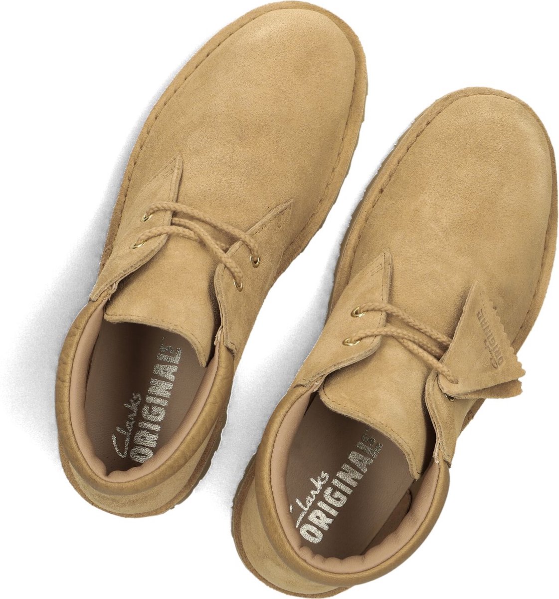 Clarks Desert 2456 Rock Veterschoenen - Dames - Camel - Maat 38
