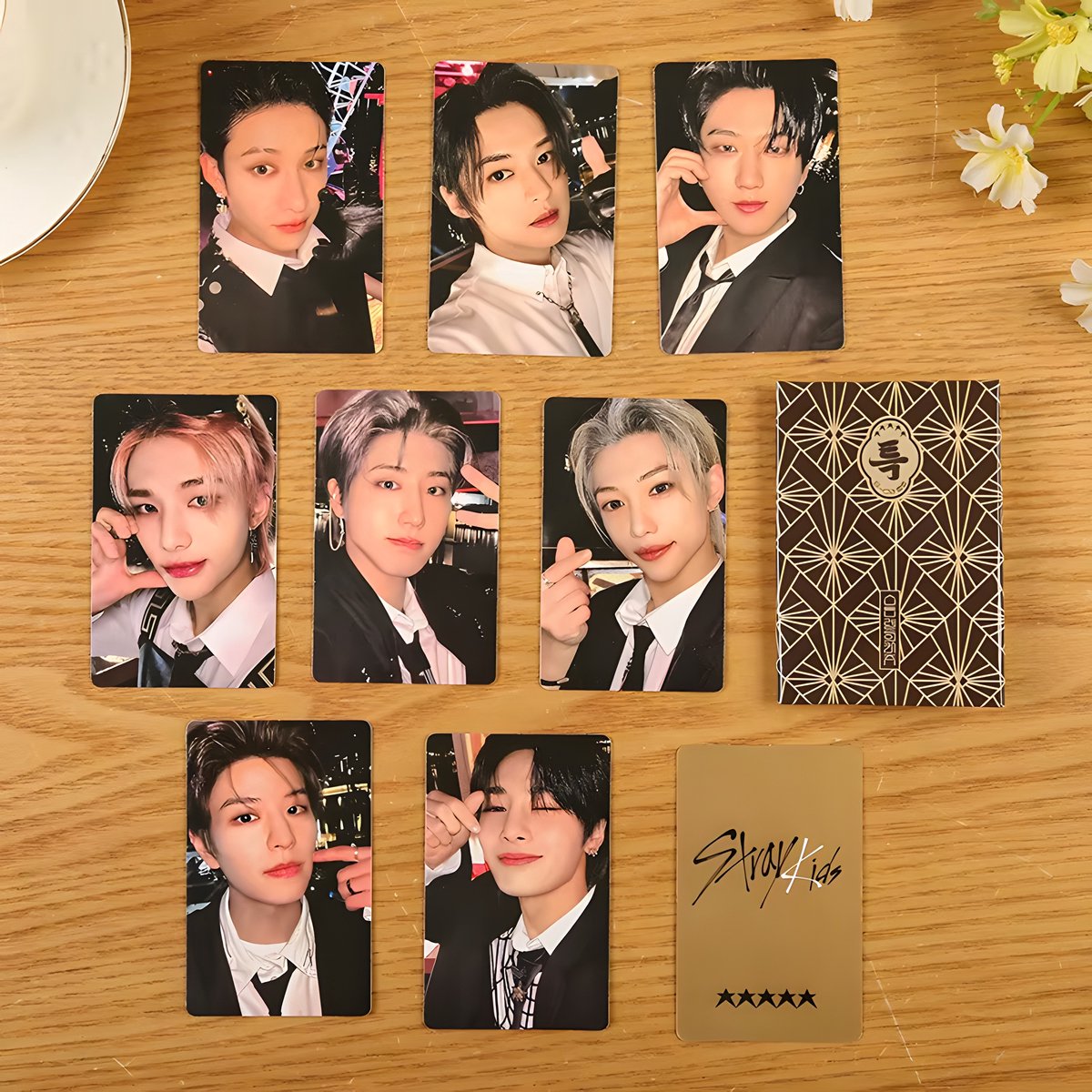 KPOP Stray Kids 5-STAR The 3rd Album Photocard variant Q Gold Star [Fotokaarten]