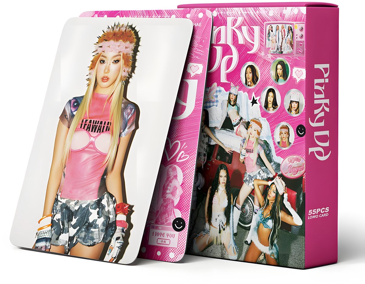 KPOP 55pcs/box KATSEYE PinKy Up 90% Angel Photocard [Fotokaarten]