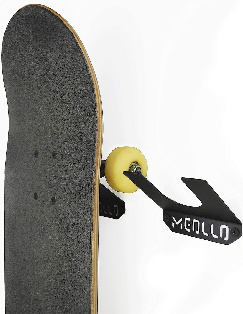Wandhouder voor Skateboard en Longboard – 100% Staal Voor Wandmontage