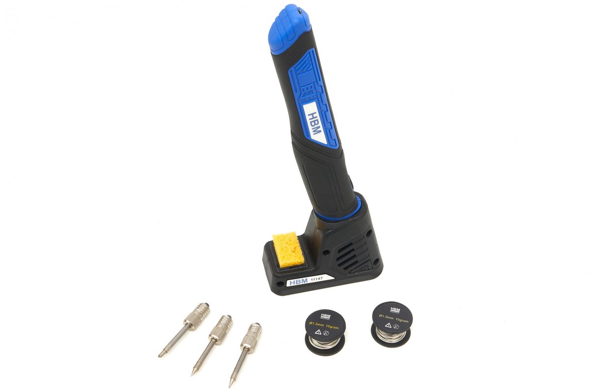 HBM Professionele 3,6 V 8 W Accu Soldeerbout Inclusief 3 Soldeertips