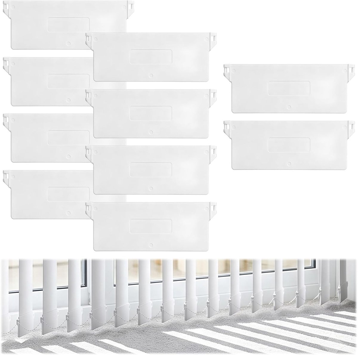reserveonderdelen 10 stuks, 127 mm voor verticale