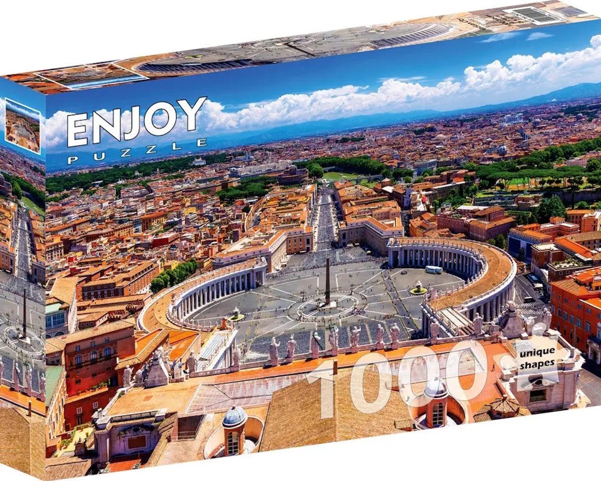 Enjoy Puzzle legpuzzel Vatican City 1000 stukjes volwassenen.