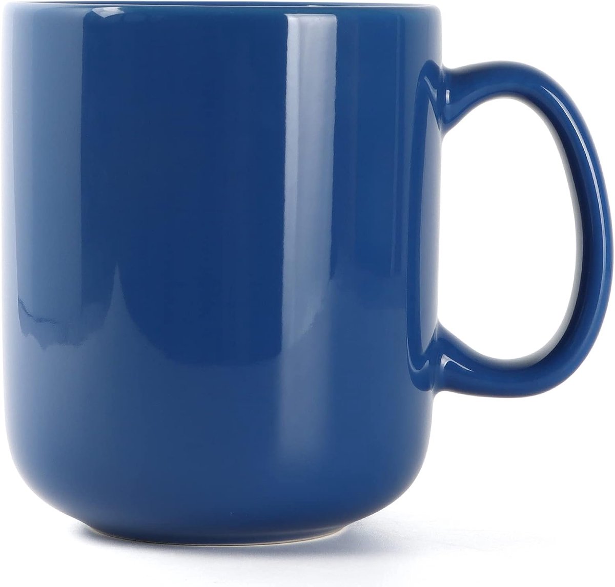 20oz Grote Koffiemok, 600ml Porselein Extra Grote Keramische Kop voor Thee Koffie Warme Chocolade Latte, Blauw