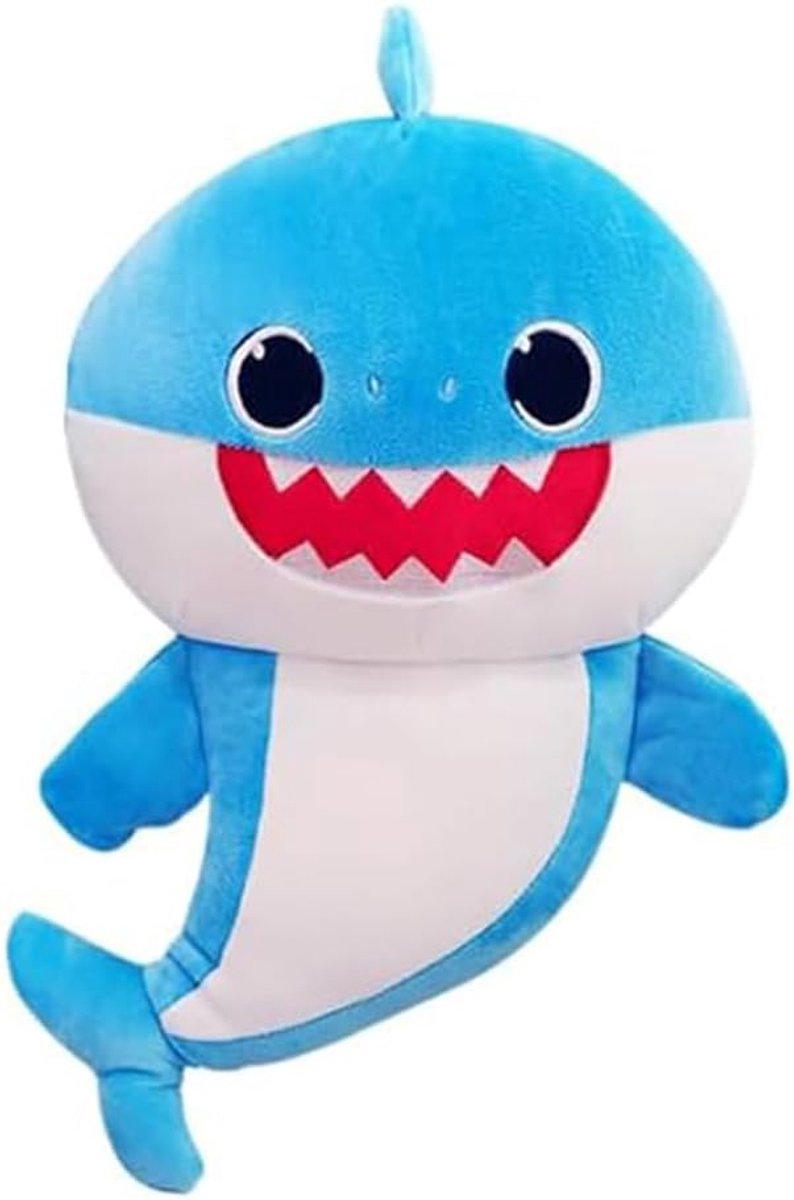 schattige pluche pop, blauwe haai, knuffeldier, pop, schattige haai-knuffeldier, superzachte pop, ontworpen voor schattige stijlliefhebbers, decoratie verjaardag.