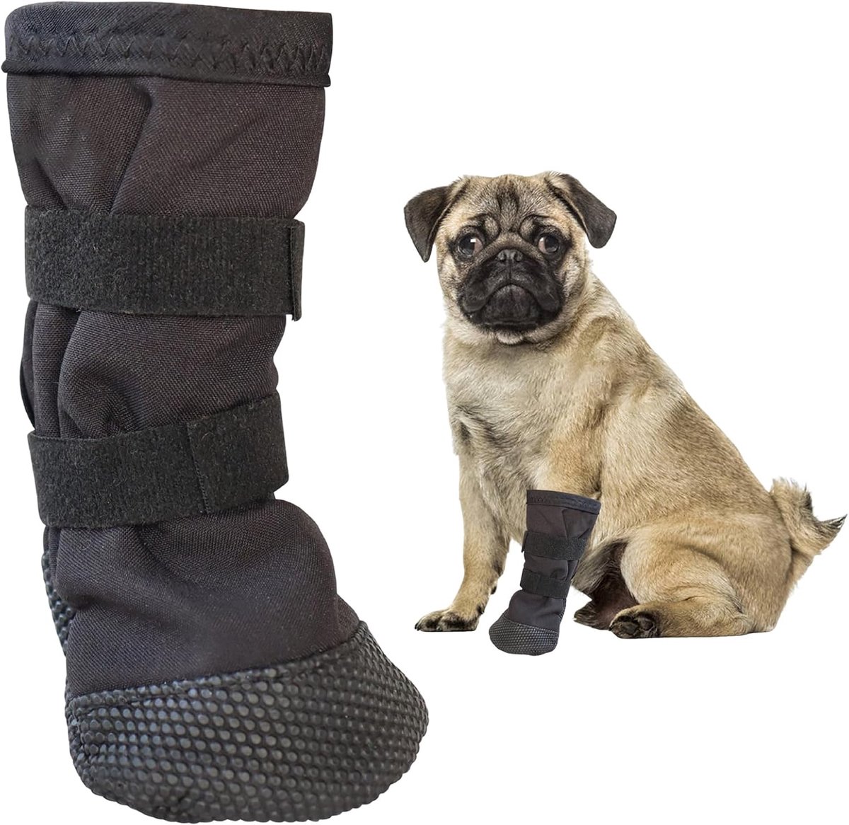 Schoenen voor gewonde poten, beschermende sokken en recreatie voor honden, waterdicht, laarzen voor honden, pootbescherming, antislip sokken voor honden (M)
