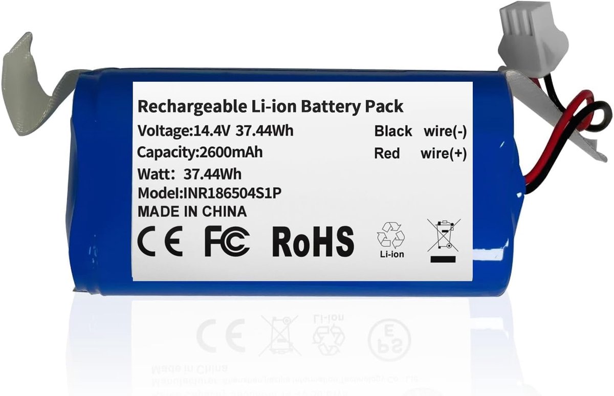 M26-4S1P-1 Robot Stofzuiger Batterijvervanging voor Eufy RoboVac 11 11C 11S 11S Plus 11S MAX 12 15C 15C MAX 15T 25C 30C Hybrid G30 Edge R500 R450 & Ecovacs Deebot N79 N79S Series(14.4V 36Wh)