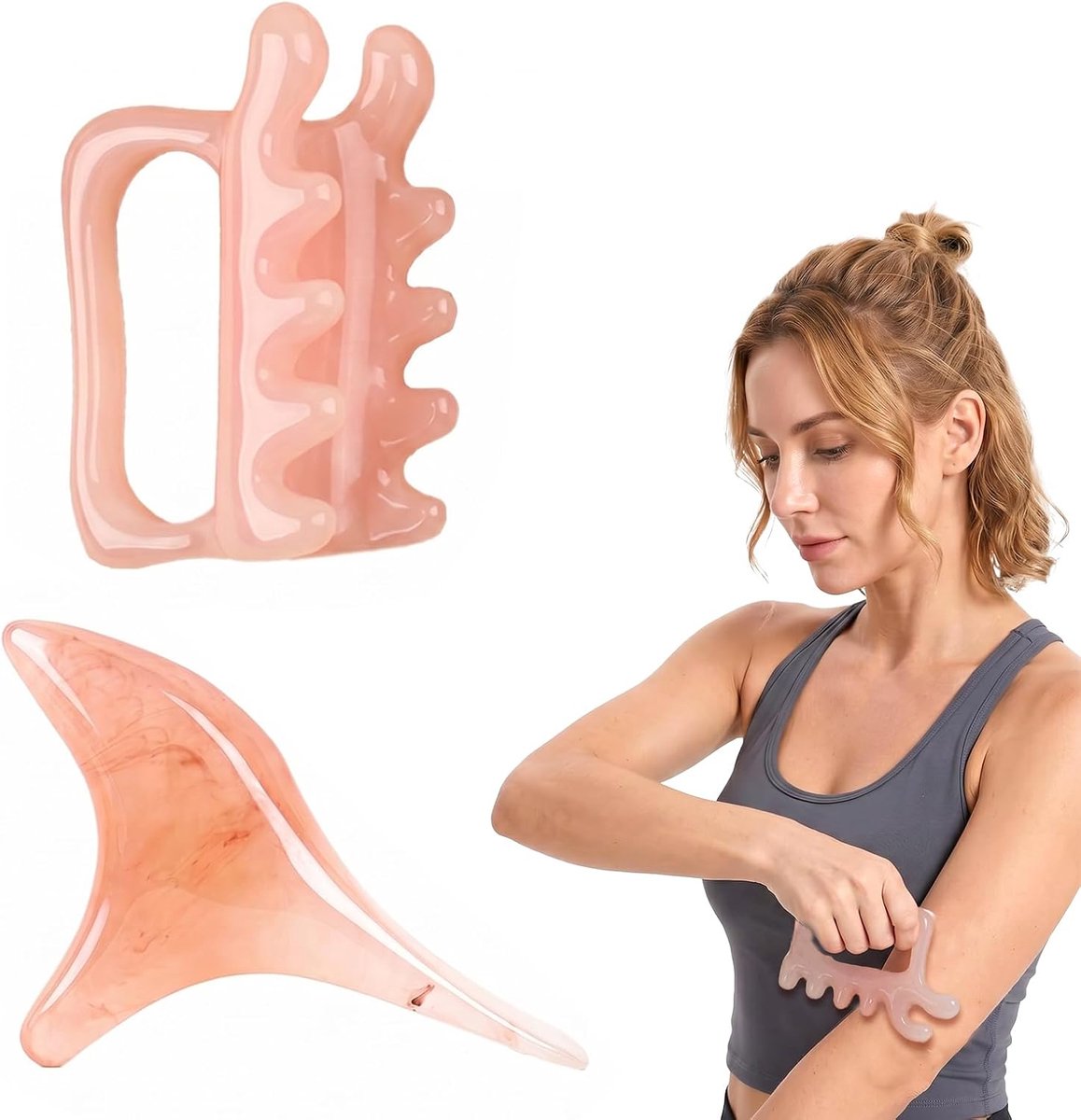 2 stuks fascia-massagegereedschap, voor het verlichten van spierspanningen