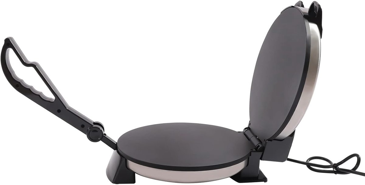 12,59 inch Roti Maker, 220 V Tortillapers, 1800 W taco pers, max. baktemperatuur 200 °C/392 °F