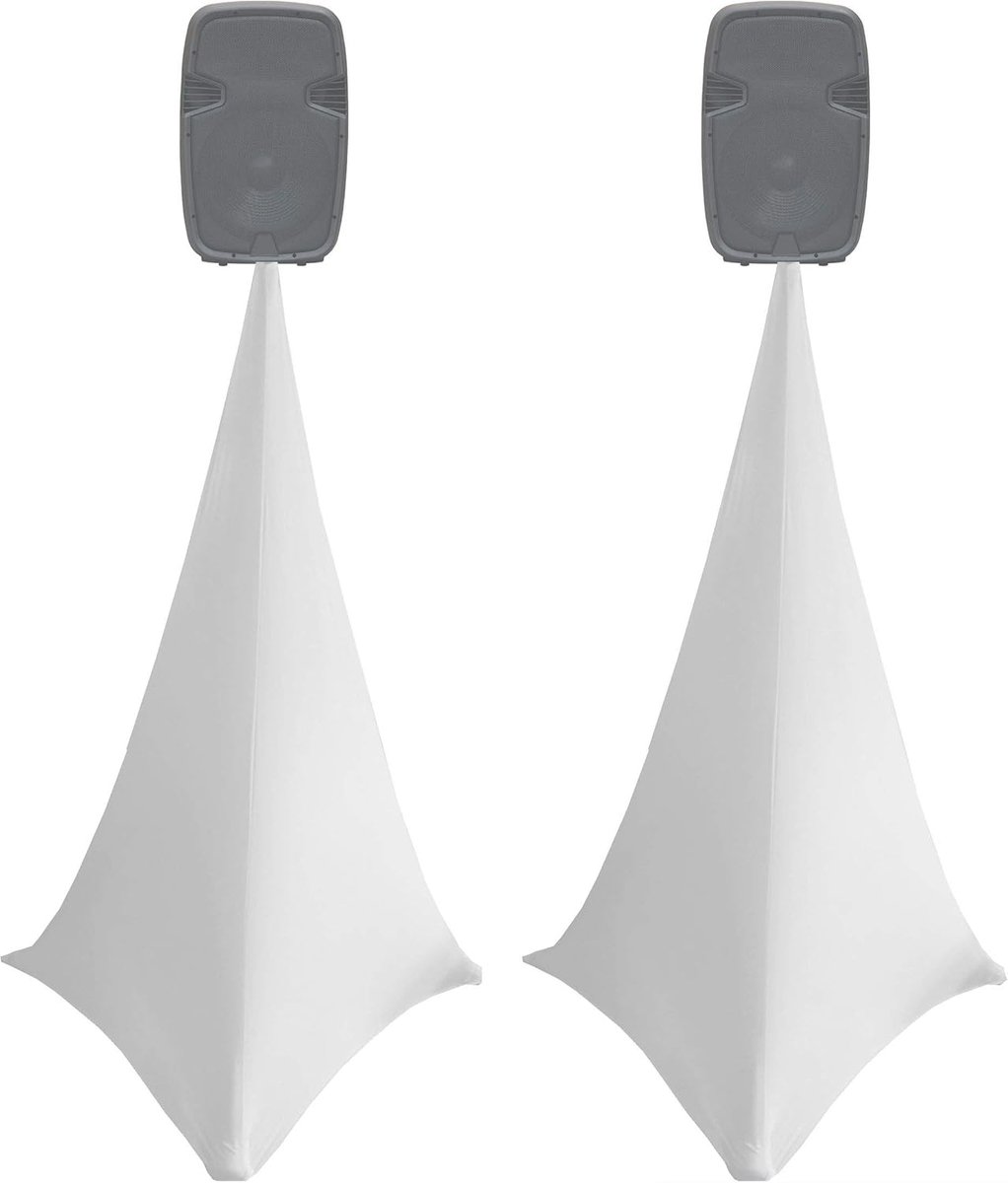 10 kleuren beschikbaar spandex stretch speaker staat scrims, DOUBLE SIDED lycra statief cover