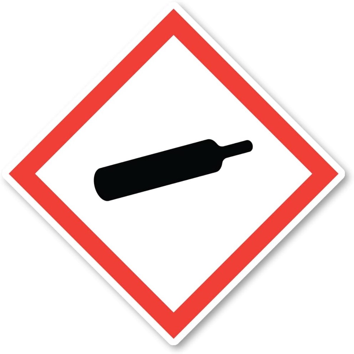 Gevarensymbool: UN/GHS-gevarenpictogram - sticker: 20 cm, 1 stuk