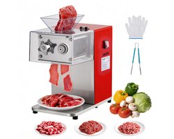 VEVOR Vleessnijmachine 850 W, Vleessnijder met een Snijdikte