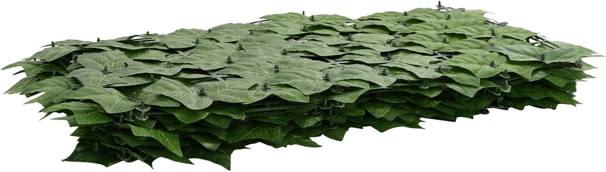 Balkonscherm met bladeren donkergroen 200 x 75 cm