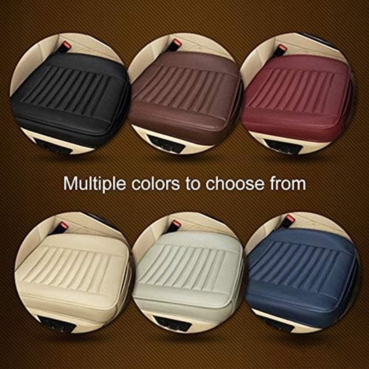 Stoel kussen 3 in 1 auto vier seizoenen universele bamboe houtskool volledige dekking stoel kussen Seat Cover (zwart), zitkussen Beige