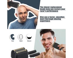 Vervanging van de gouden bar en super close gouden scheerset compatibel met de Vanish Series 5 Star Wahl serie (8173-700) (1 verpakking)