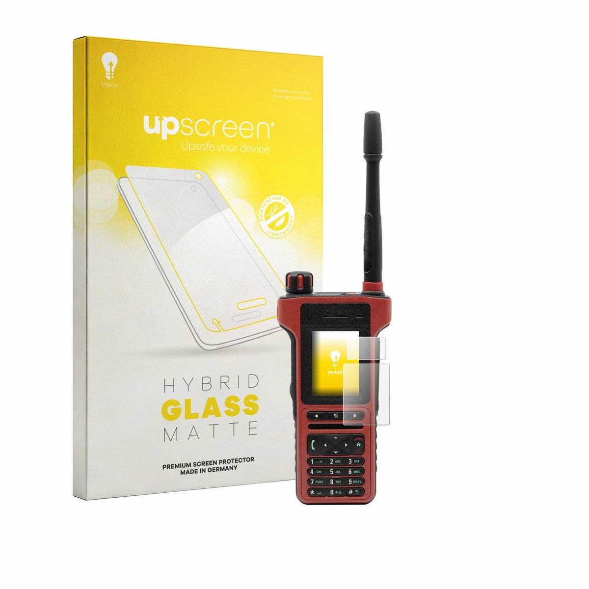 upscreen - Screenprotector voor Motorola MTP8550Ex - Folie Beschermfolie Beschermglas matte