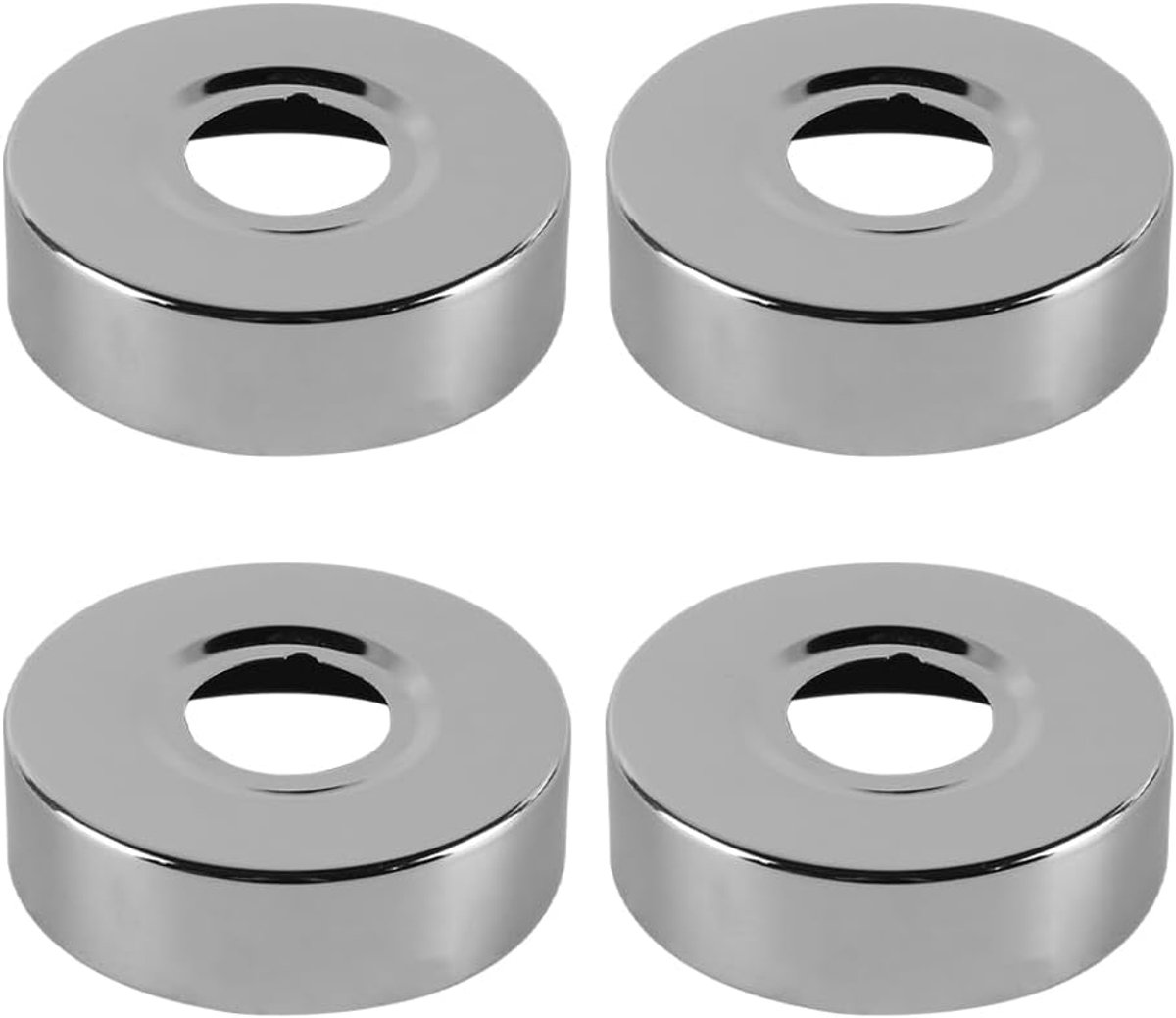 Dailygoods- Radiatorpipe Cover - 4 Stuks - Roestvrij Staal - Decoratieve Hoes - Geschikt voor 25mm - Waterdicht - Duurzaam - Waterpijp Cover
