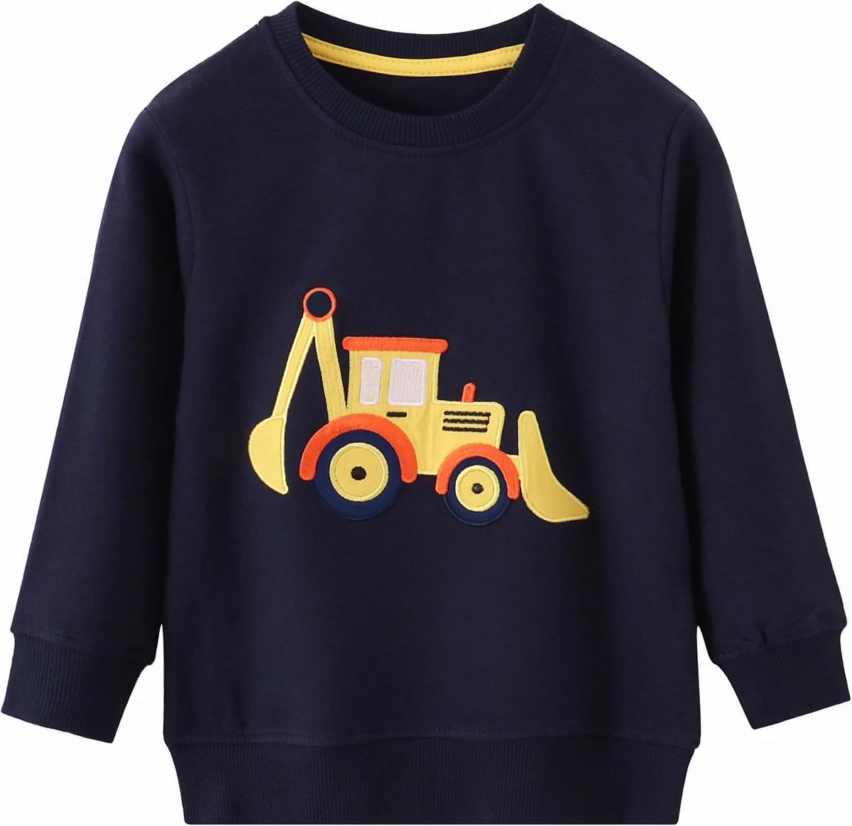 Sweatshirt Jongens 100% katoen Jongens Sweaters Casual Jumper voor Kinderen Ronde Hals Dinosaurus Pullover Mode Herfst Winter Kleding Leeftijd 2-7 Jaar