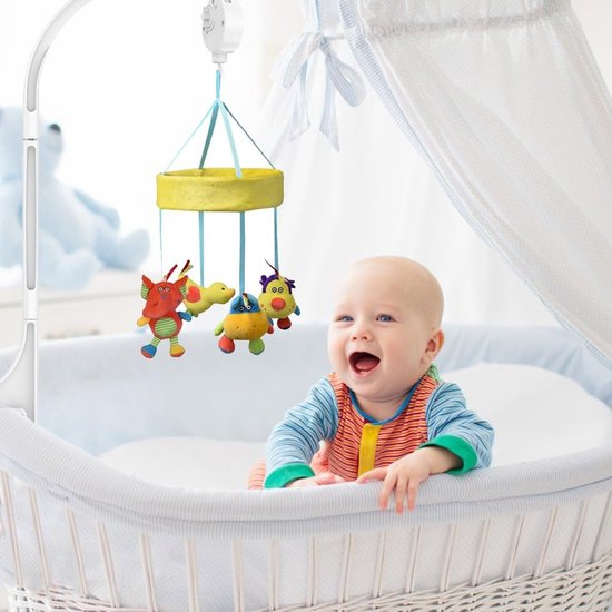 houder, mobiele houder, luiertafel, babybed, belhouder, verstelbare mobiele babystandaard, voor ophanging, windgong, bedbel, babybed, speelgoed, voor babybed, mobiele stangen — afbeelding 5