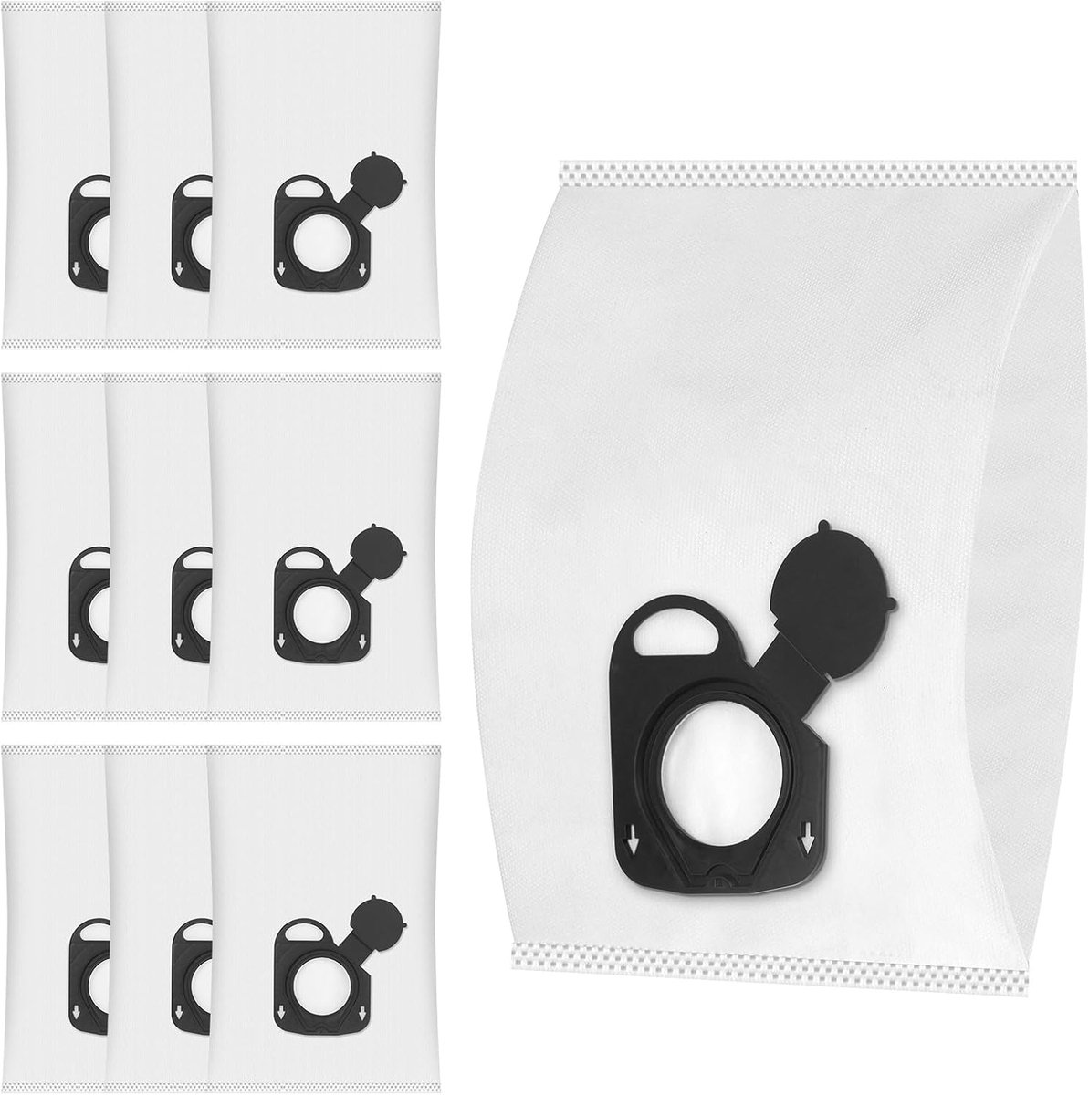 12 stuks stofzuigerzakken voor Rowenta & Moulinex Hygiene+ Tassen Compact Power, Silence Force, Power XXL, X-Trem Power, Force Max Silence, Silencieux, ZR200720 ZR200920 ZR200520