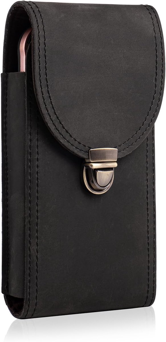 Telefoon holster krokodillenpatroon case taille riem tas voor iPhone 16 Pro Max/16Plus 15Plus 15 14 13 12 11 Pro Max, Samsung Galaxy S25 S24 S23 S22 S21 Ultra S25+ (grijs)