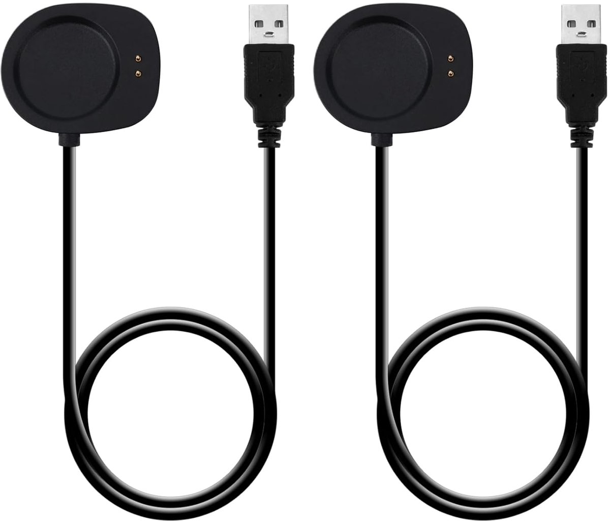 Vervangende Oplader voor Amazfit T-Rex 3/Balance 2/Helio Strap/Balance, 102cm Lange Magnetische USB-Oplaadkabel voor Smartwatches