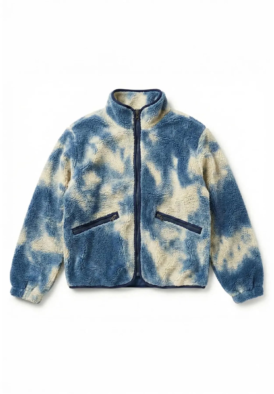 Fleece met opdruk voor dames Urban Classics Bluetiedye