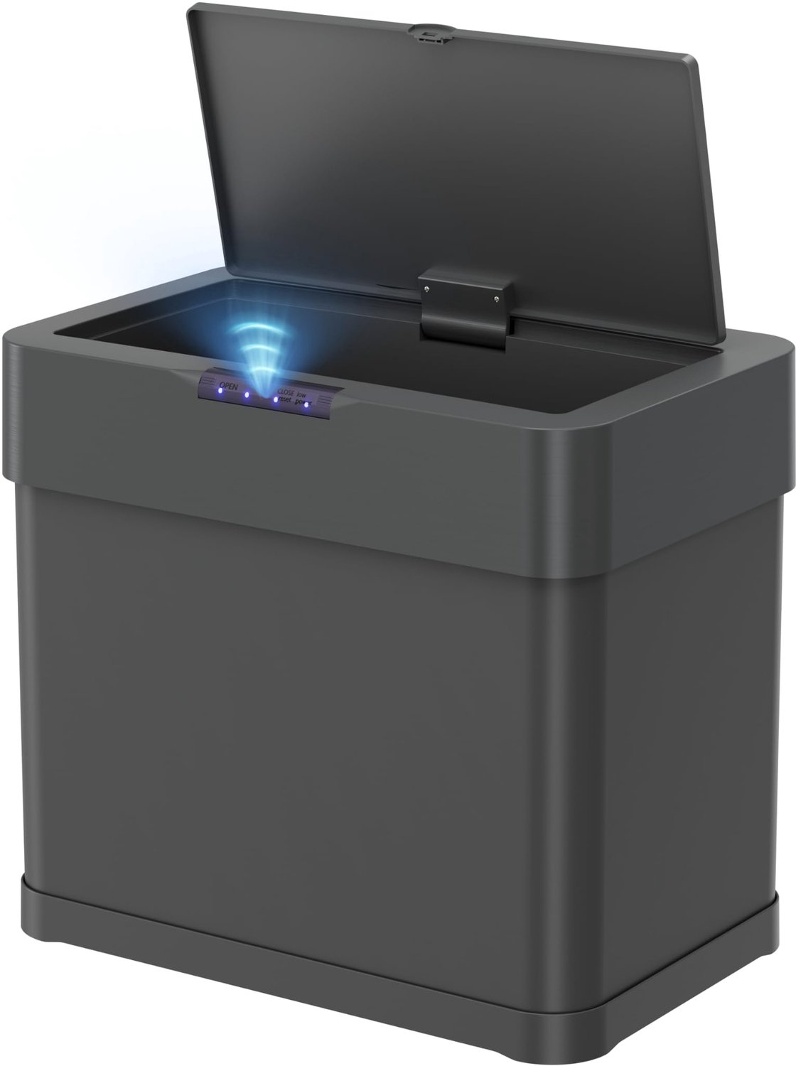 LIFERUN 30L Sensor Prullenbak - Afvalemmer - voor Keuken Badkamer en Kantoor - Zwart