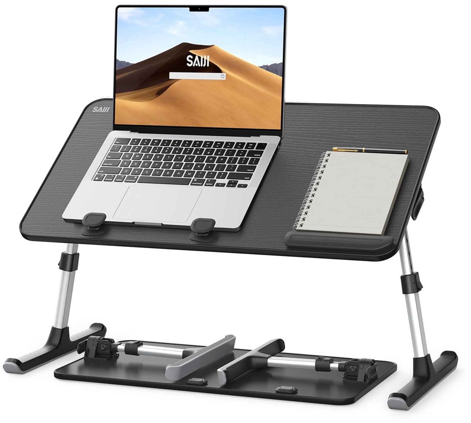 Duraxl Laptoptafel - Bedtafel - 23,6 x 33 cm - Zwart
