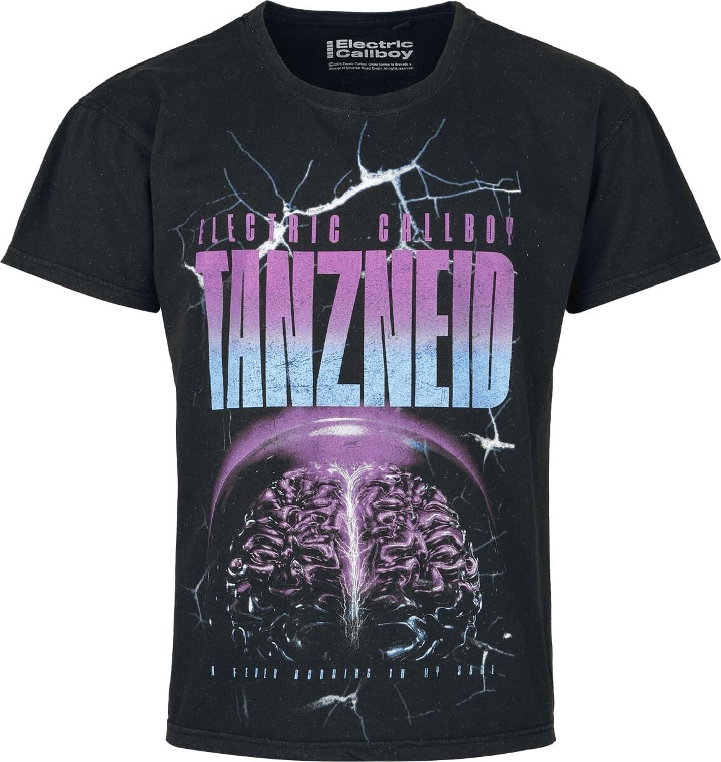 Electric Callboy Tanzneid Album Cover Heren T-shirt - antraciet - XXL